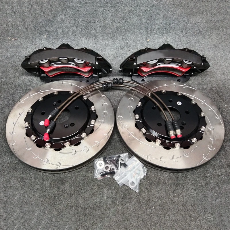 OEM стальной поршень GTS 6 тормозной комплект суппорта переднее колесо с роторами