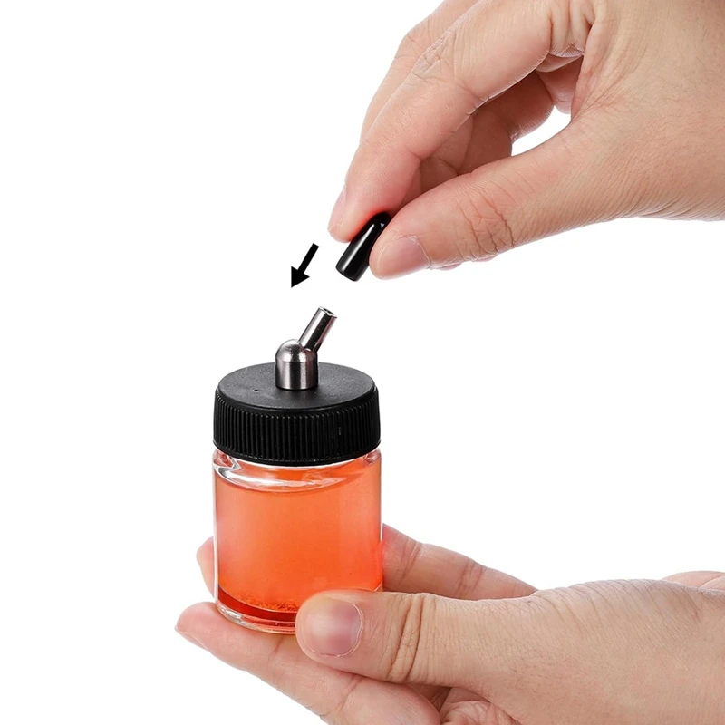 10 шт./упаковка прозрачные банки для аэрографа 22 куб. См