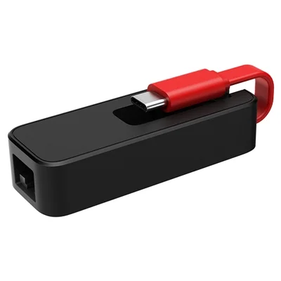 

TP-LINK Type-C To 1000M Ethernet Adapter TL-UG510 (red) 1 Type-C Interface 1*10/100/1000M Adaptive RJ45 Port Plug and Play Mini