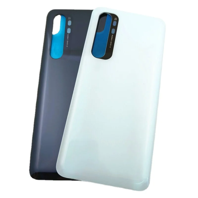 

Крышка батарейного отсека для Xiaomi Mi Note 10 Lite, Задняя стеклянная панель, задняя крышка корпуса, Замена батарейного отсека для Mi Note 10 Lite