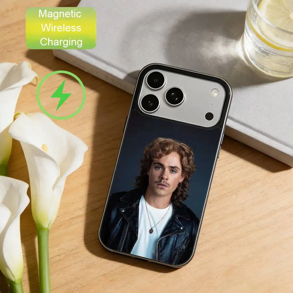 Фото Чехол для телефона в стиле ретро 80-х Dacre Montgomery для iPhone 17, 16, 15, 14, 13, 12, защитный чехол с беспроводной зарядкой, мягкий чехол №3