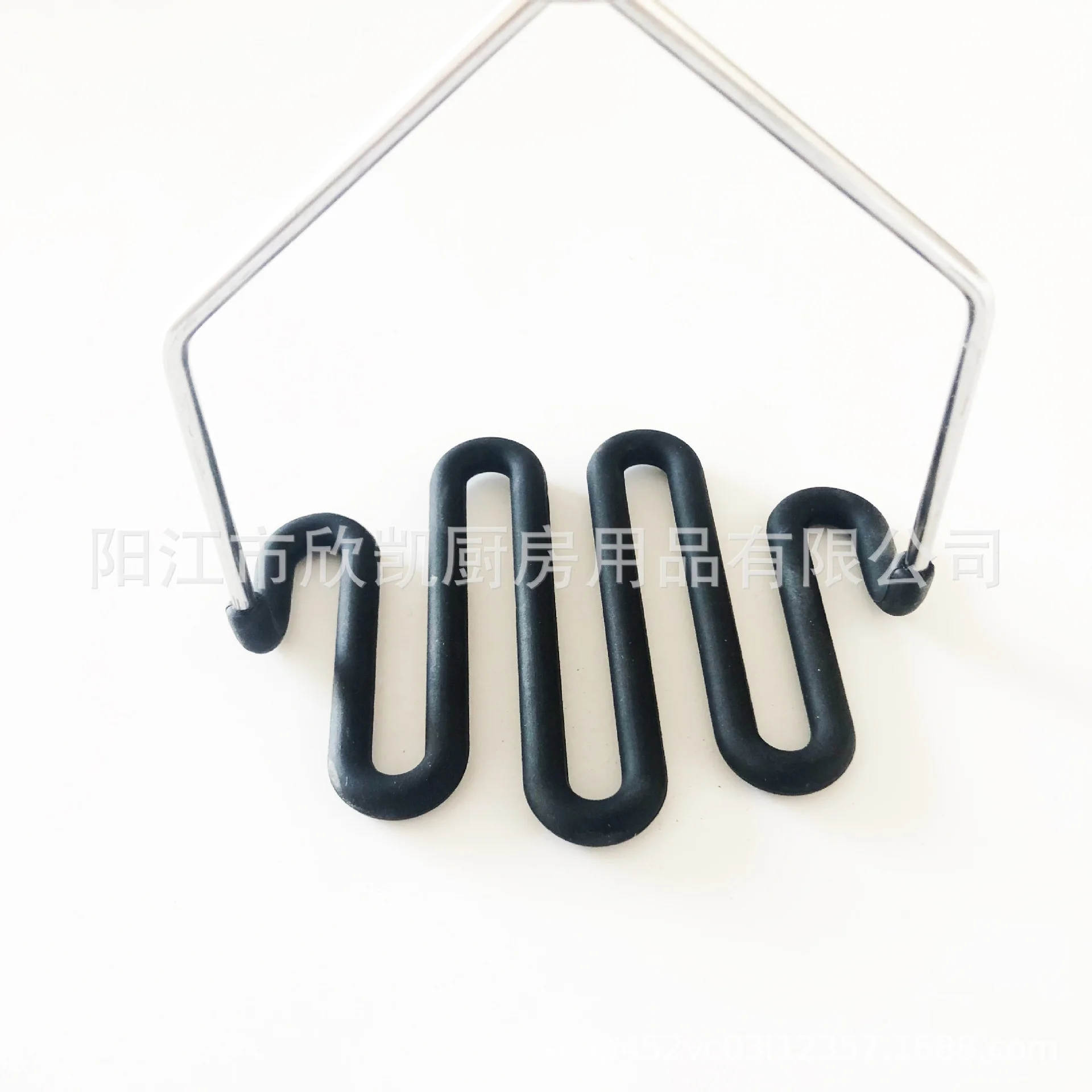 Пресс для картофеля из нержавеющей стали с мягкой пластиковой ручкой домашней