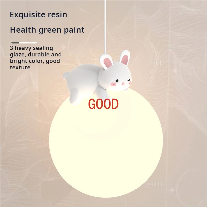 Современный кремовый стиль настенный светильник для спальни милый мультяшный с