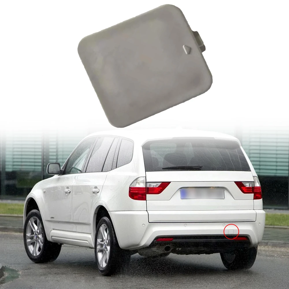 1 шт. задний бампер автомобиля крюк фаркоп крышка для BMW X3 E83 2.5si XDrive30i LCI 2007-2010