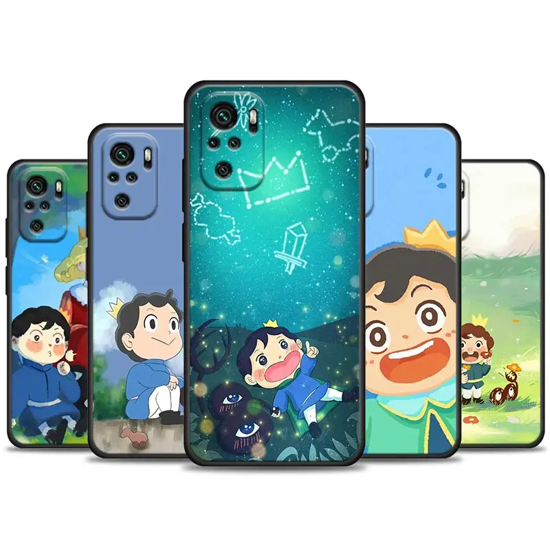 

Cute King ranking Anime Cartoon Phone Case For Redmi Note 10 11 11S 11E 7 8 8T 9 9S 9T Pro Plus 4G 5G Cover Fundas Coques Shell