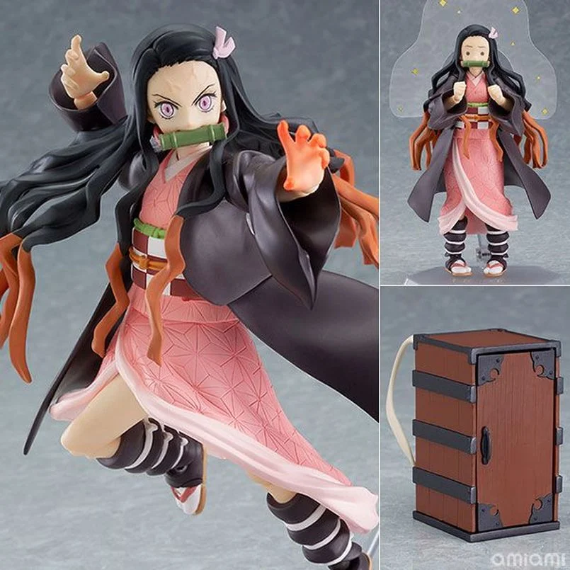 

13cm Demon Slayer 508-DX Nezuko Action Figure Kyojuro Rengoku Giyu Tomioka Kimetsu No Yaiba Figure Hashibira Inosuke Figurine