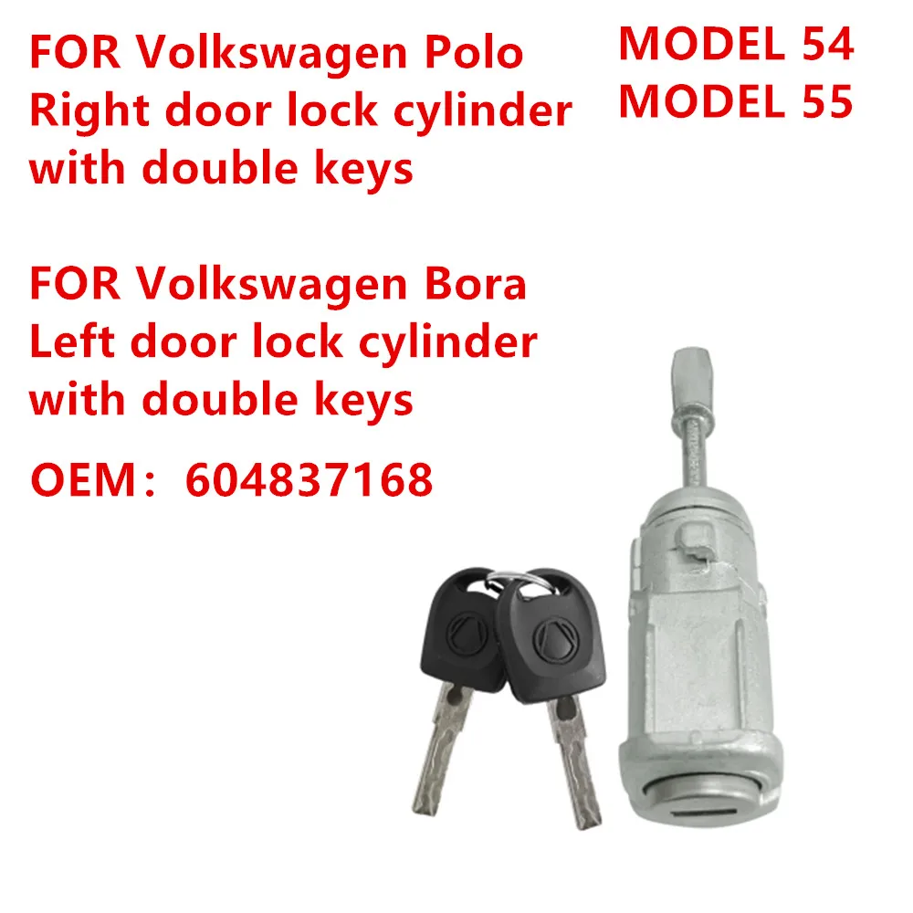 52-53-54-55 DO Volkswagena - Cylinder zamka lewych drzwi Polo prawejBora z pojedynczympodwójnym kluczem - Premium Auto Parts (art.: 3920c93d720e2) - 3920c93d720e2