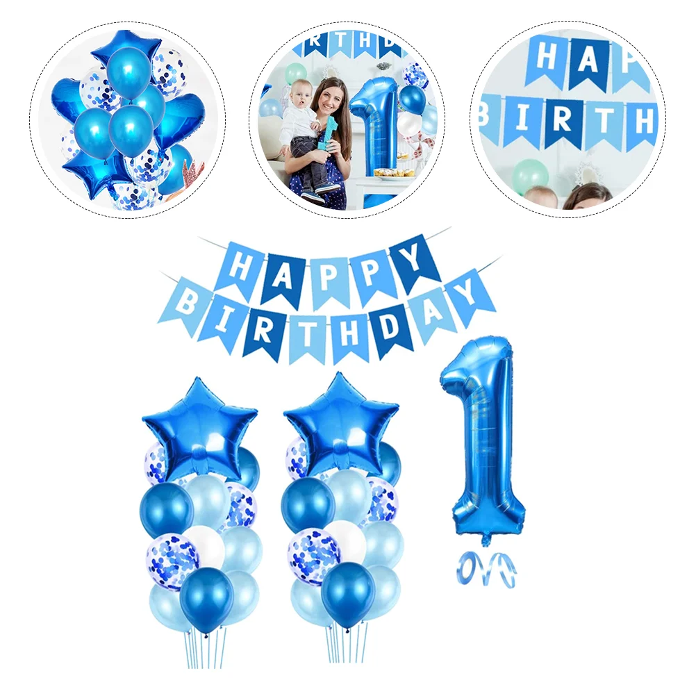 

1 Set Aluminum Foil Balloons Birthday Number Balloon Party Supplies Birthday Balloons