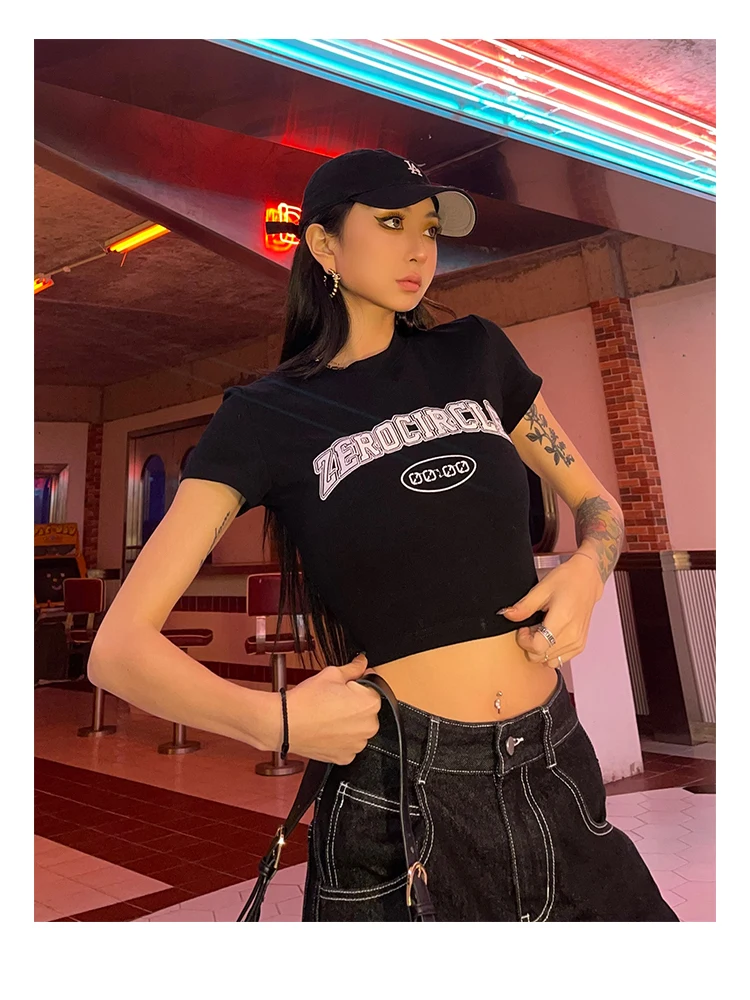 

Clothes Y2K Aesthetic Clothing Yk2 Cyber Grunge Ropa Crop Top Tops Mujer Fairy core Fairycore 2021 90s Baby Tee Accessories