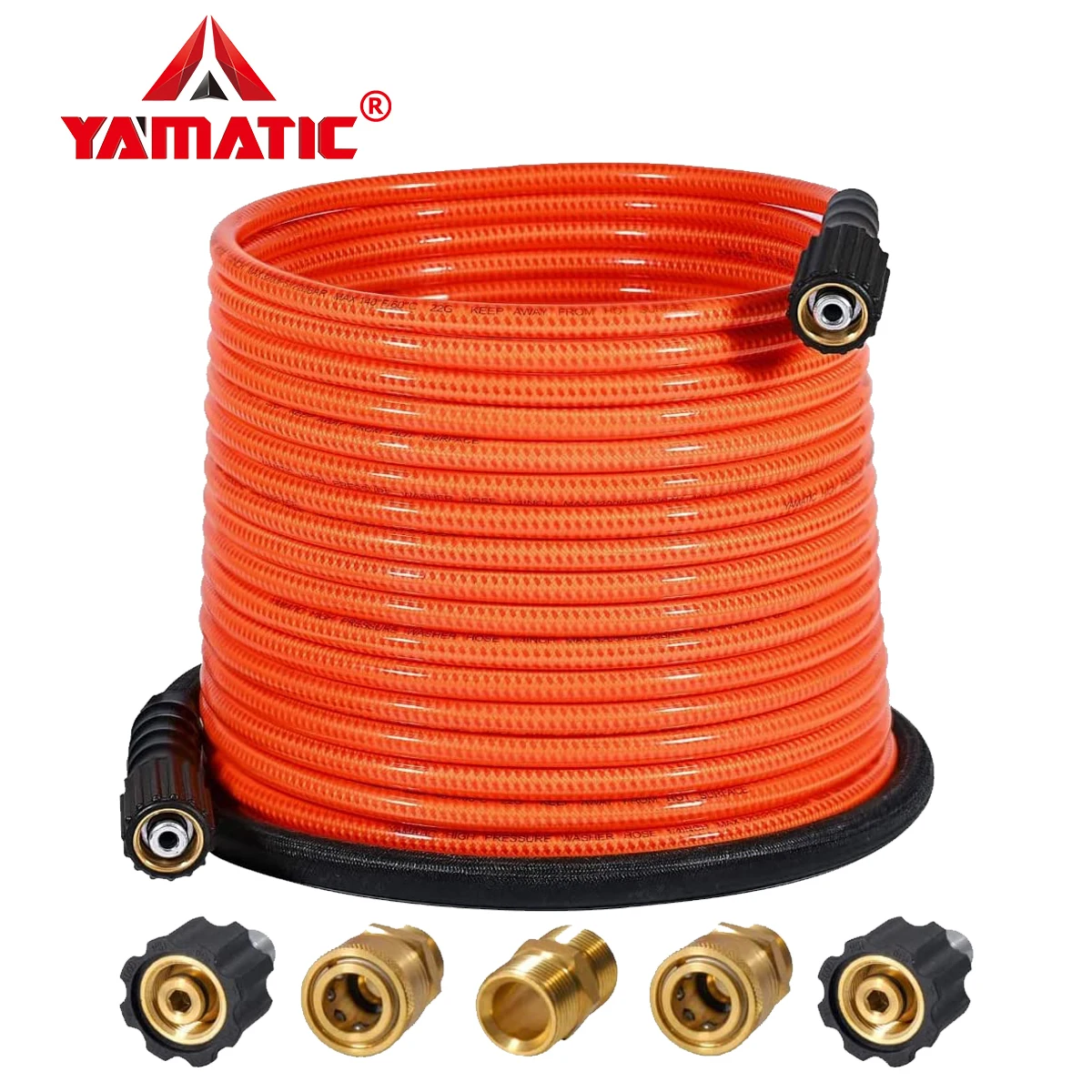 50FT Ultra Flexible High Pressure Washer Hose Car Water Clea
