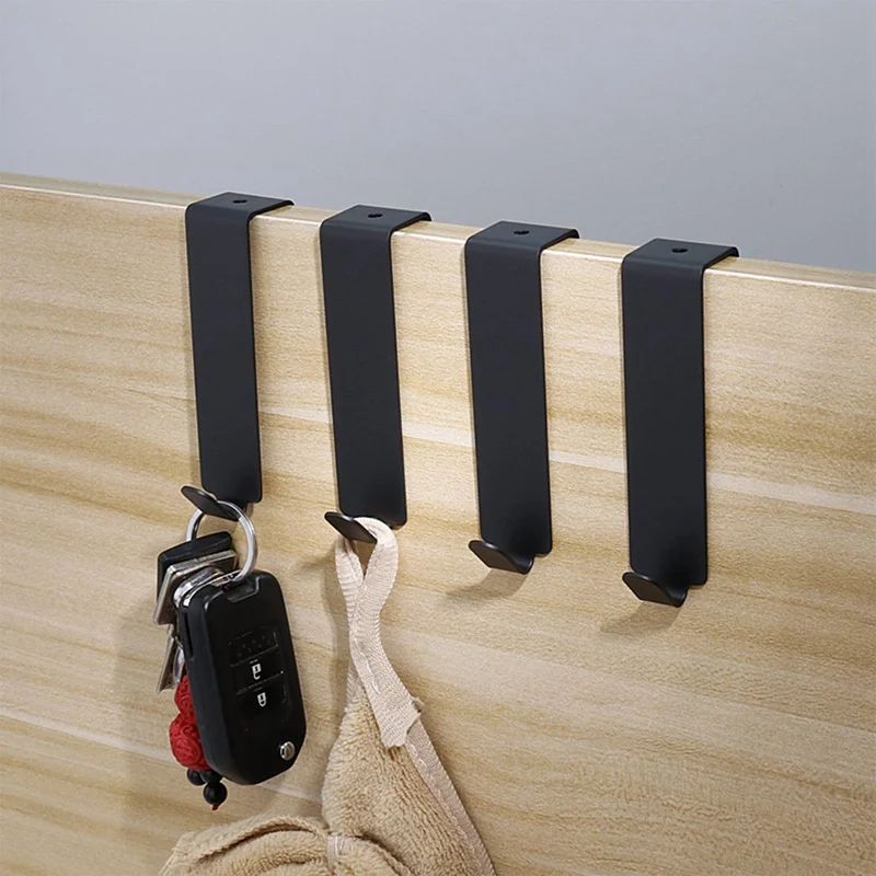 

Back Door Hook Stainless Cabinet Clothes Hanger Kitchen Organizer Storage Organizer Rack Holder Tools