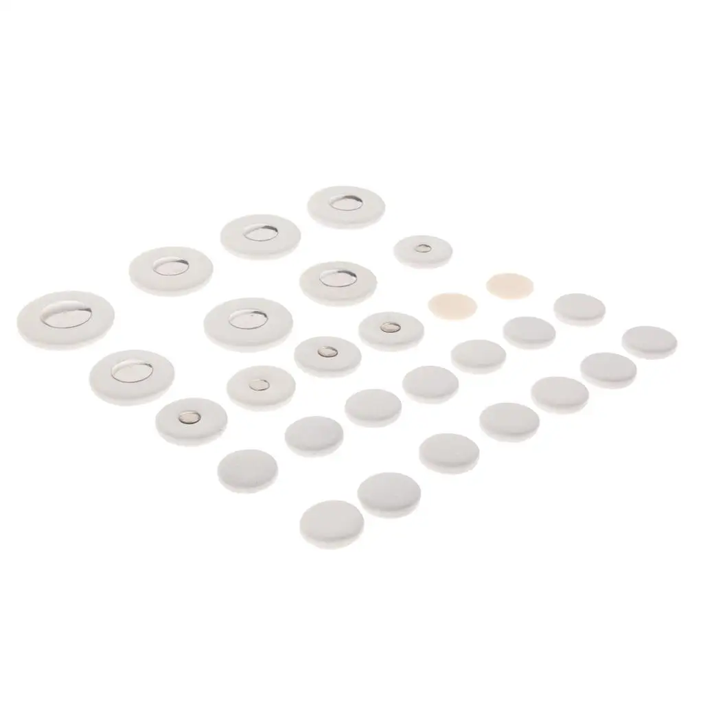 

28pcs Clarinet Pads Set 16mm-30mm for Soprano Bb Clarinet Repair DIY