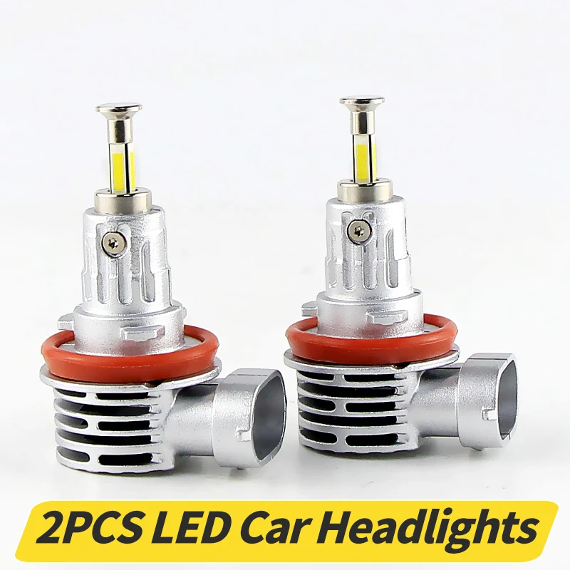 

2 шт. Canbus H8 H9 H11 H16(JP) Светодиодная лампа для фар Mini 360 Размер 30000LM CSP для автомобильных фар Автодиодные противотуманные фары Автомобильные