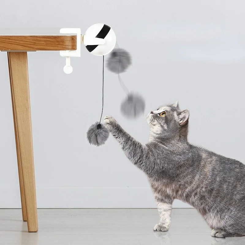 

Electric Cat Toy Interactive Lifting Ball Self-hey Pet Funny Educational Puzzle Smart Ball Toy Supplies