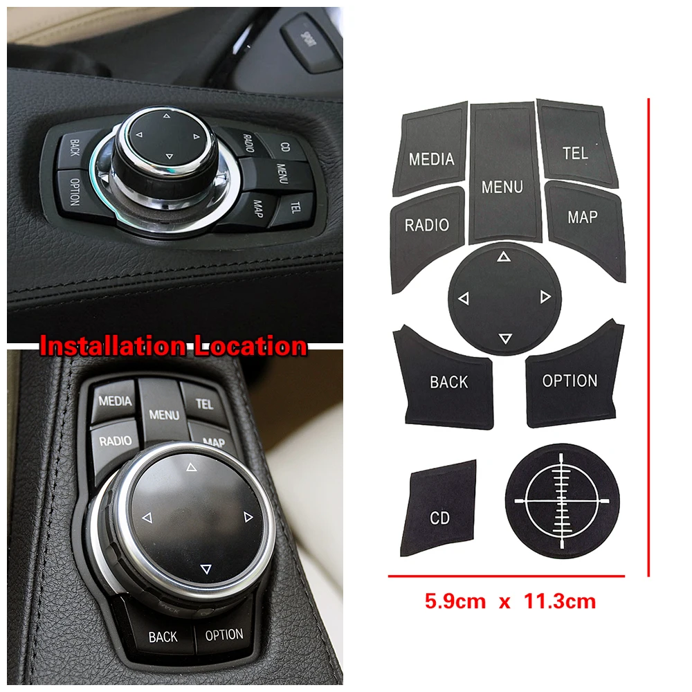 

Для BMW 6 серий E63 E64 F12 F13 2007 2015 Автомобильный мультимедийный медийный медиа-диск радио меню телефонная карта переключатель кнопка Ремонтный комплект стикер наклейка