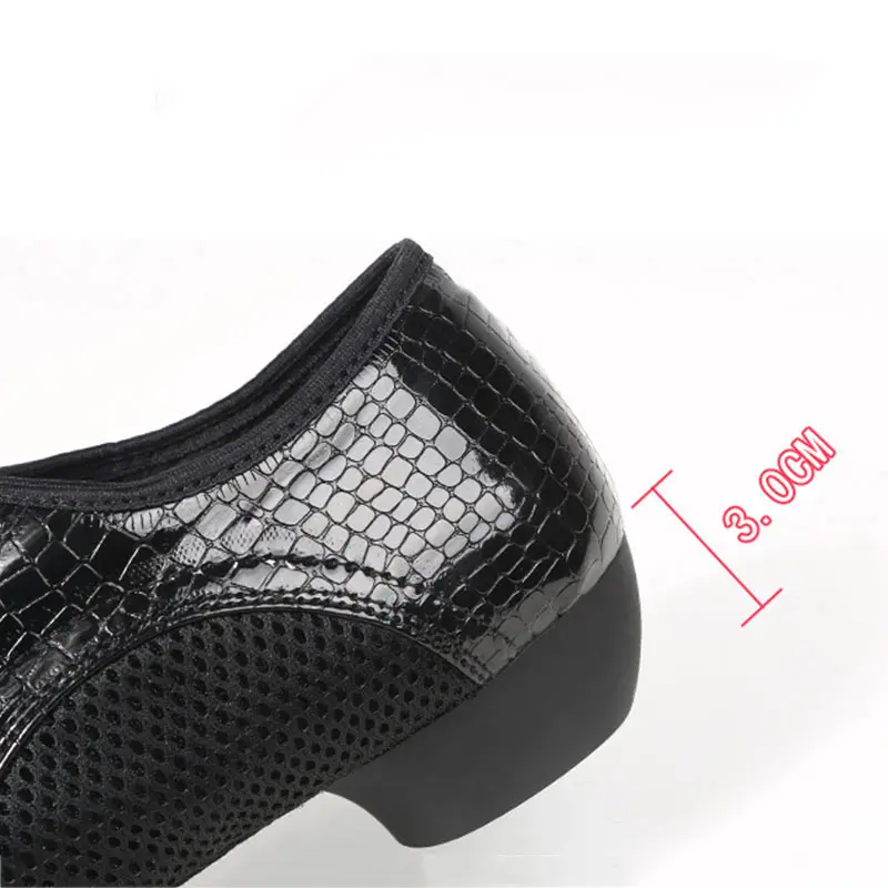 Red Professional Jazz Dance Shoes Women's Salsa Ballroom Tango Latin Leather Teacher Dancing Shoe Adult Girls Black Sports Boots