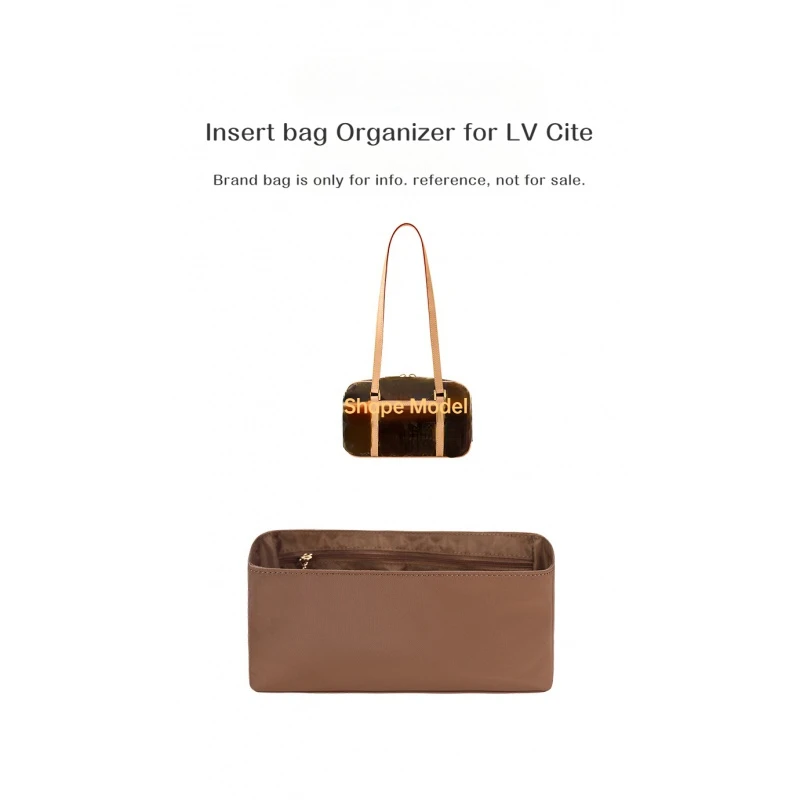 

Insert Bag Organizer For The Shape of Lv Cite Ect.High Quality Waterproof Nylon And Exquisite Craft,Shape And Protect Bags