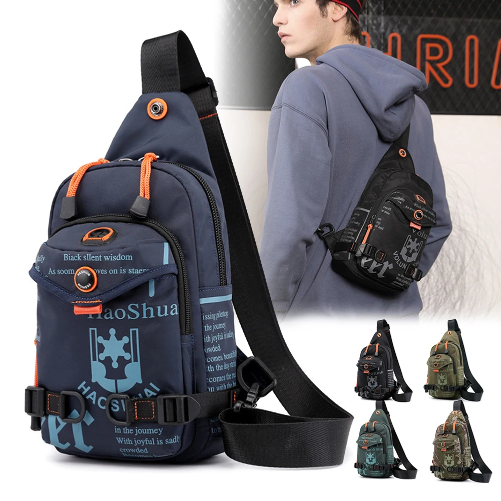 

Tactical Chest Bag Military Trekking Pack Lightweight Sports Bag Shoulder Bag Crossbody Pack Pouch For Hiking Cycling Campinga