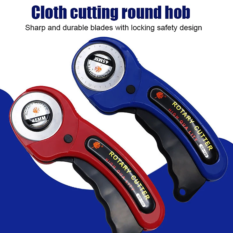 Инструмент для резки кожи кожаного ремесла ткани нож с круглой лезвием сделай