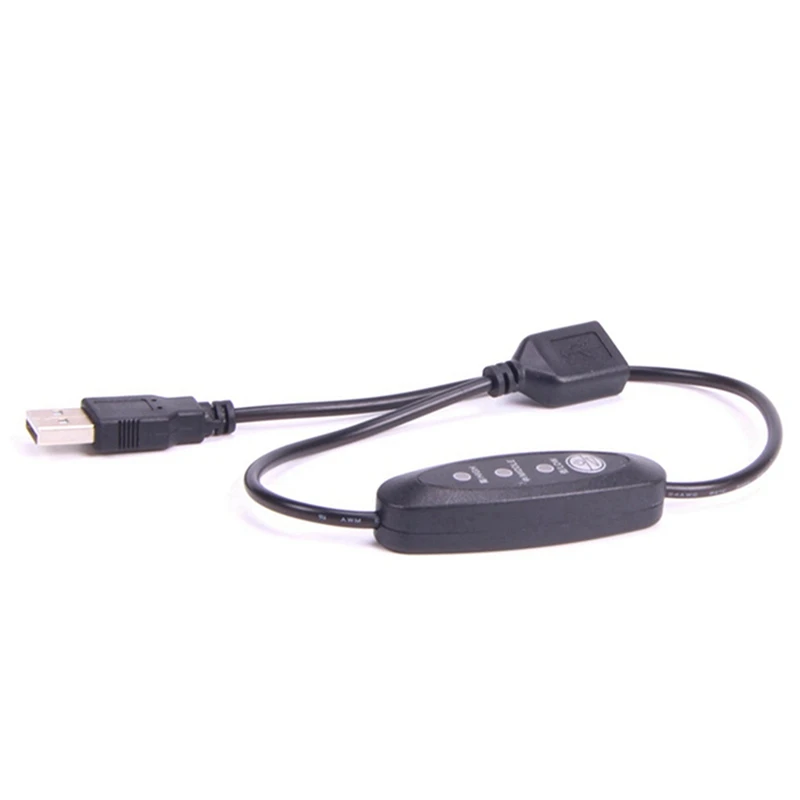 

3X USB 5V-12V Temperature Controller Heater Thermostat 3-Speed Adjustable 24W