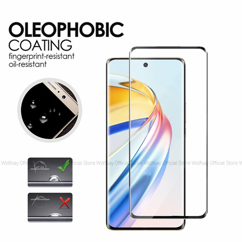 3D изогнутое стекло для Honor X9B X9A защита экрана закаленное телефона Защитная пленка