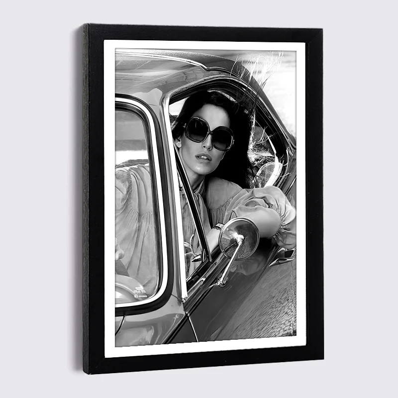 

Wood Picture Frame 9x13cm A4 A3 7'' Retro Car Fashion Woman Wine Glass Poster with Black Frames Nordic Photo Frames Wall Decor
