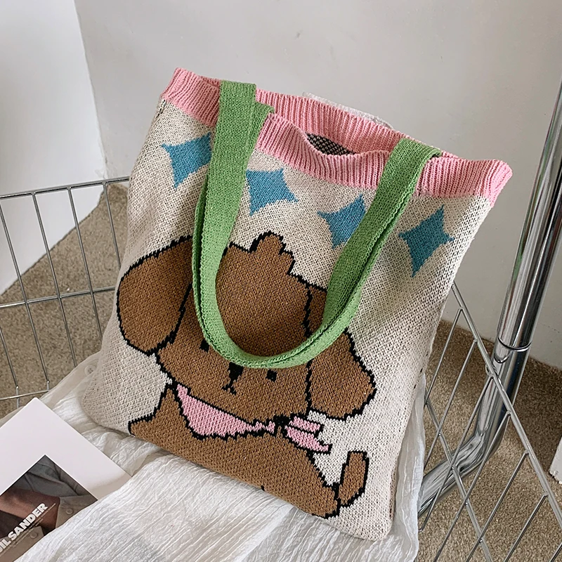 Luxury Designer Handbag 2023 Knitted Shoulder Tote Bag Woven Tote Bag Shoulder Underarm Bag Women's Bag