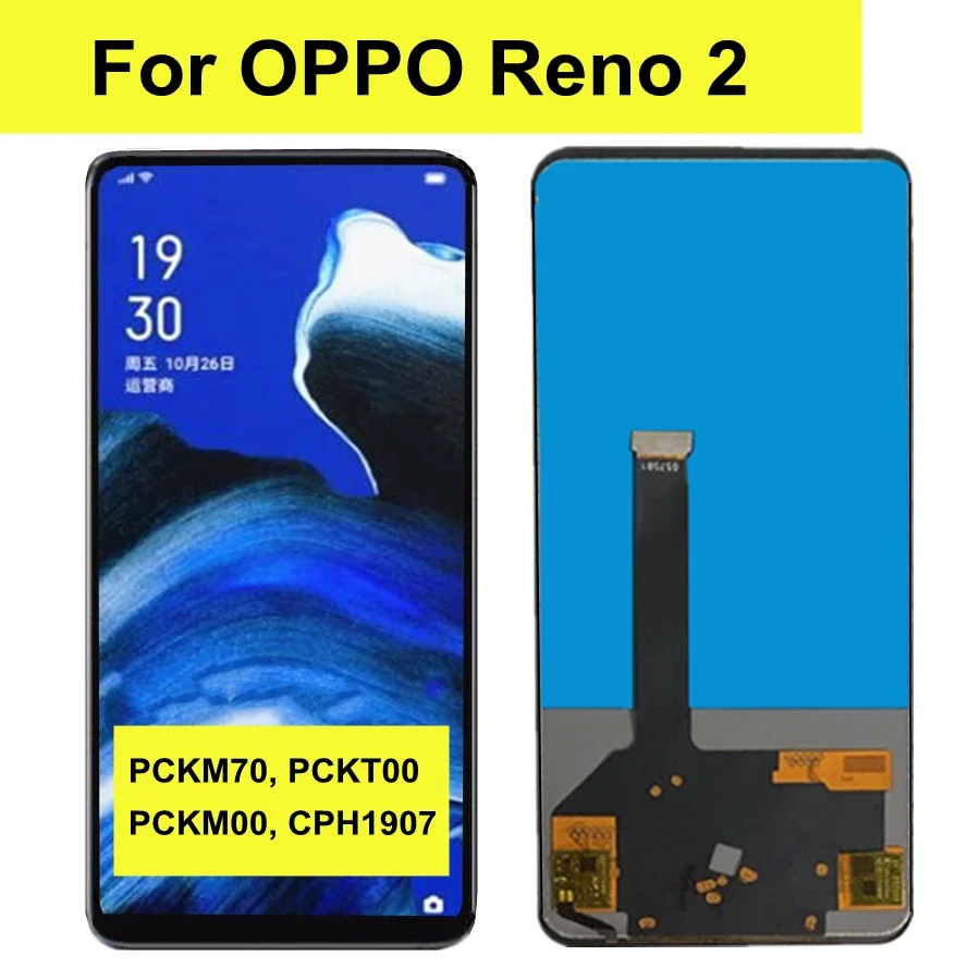6 5 &quotTFT для Oppo Reno2 ЖК-дисплей с дигитайзером сенсорного экрана в сборе OPPO Reno 2 PCKM70