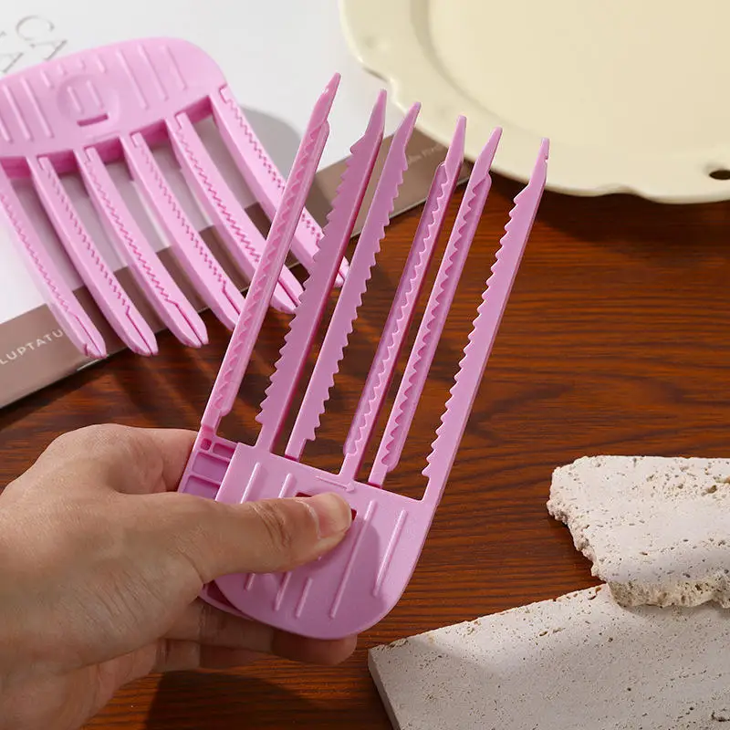 Пушистая заколка для завивки челки заколки волос с корнями объемные женские