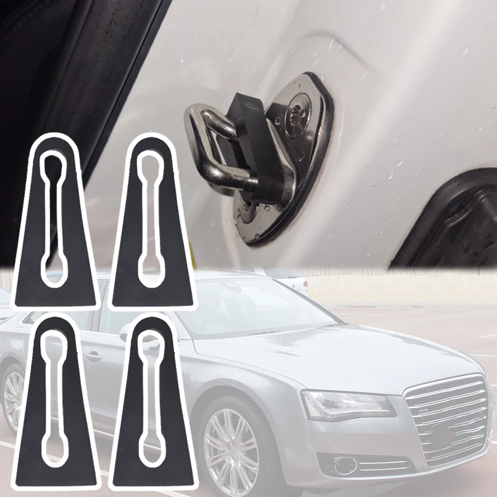 

Автомобильный амортизирующий протектор дверного замка для Audi A4 B5 B6 B7 B8 B9 2000 - 2019 A8 D4 Q3 8U Q5 8R