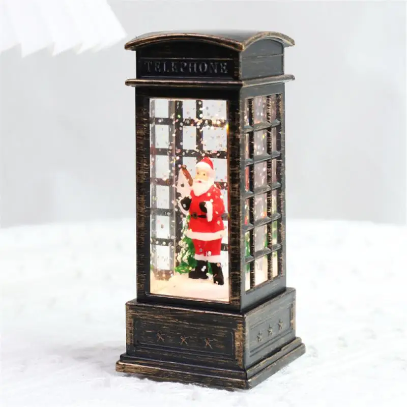 Рождественский маленький ночник праздничный теплый белый светодиодный