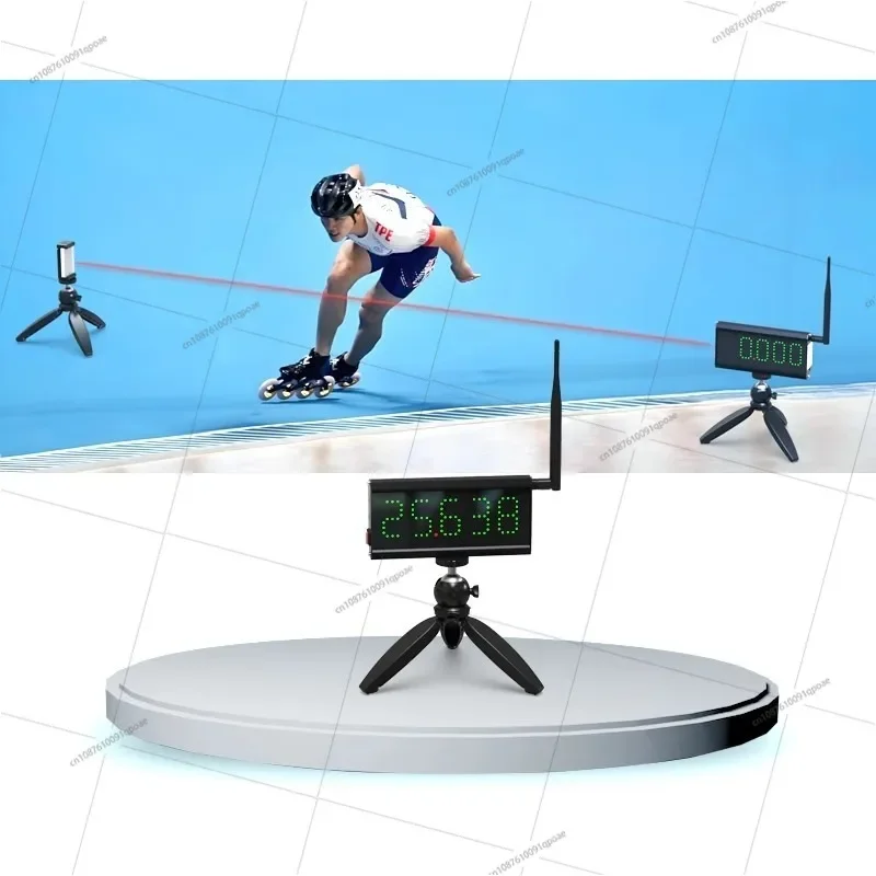 Беспроводной лазерный таймер для легкоатлетического катания на роликовых