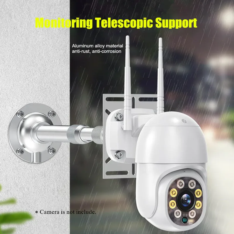 Aluminum Alloy PTZ Dome Security Camera Vertical Hanging Wall/Ceiling Mounting Bracket Ball Machine Hoisting Telescopic Support