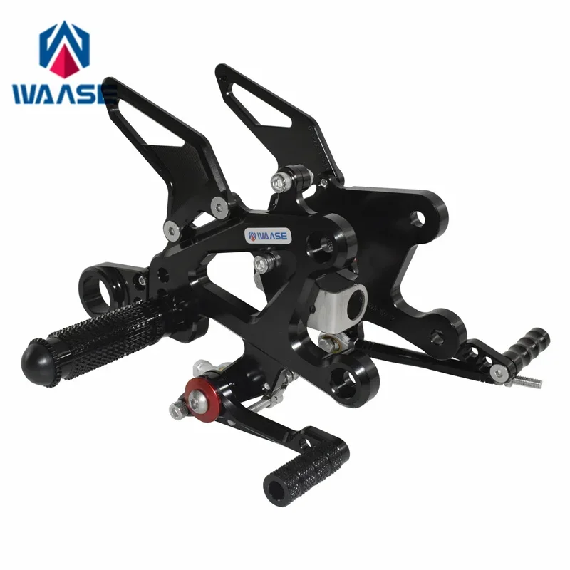 

waase для Suzuki GSX-S GSXS 1000 1000F 1000GT 1000S Katana1000 2015-2024 задние комплекты для водителя, подставка для ног, подставка для ног, колышки, педаль