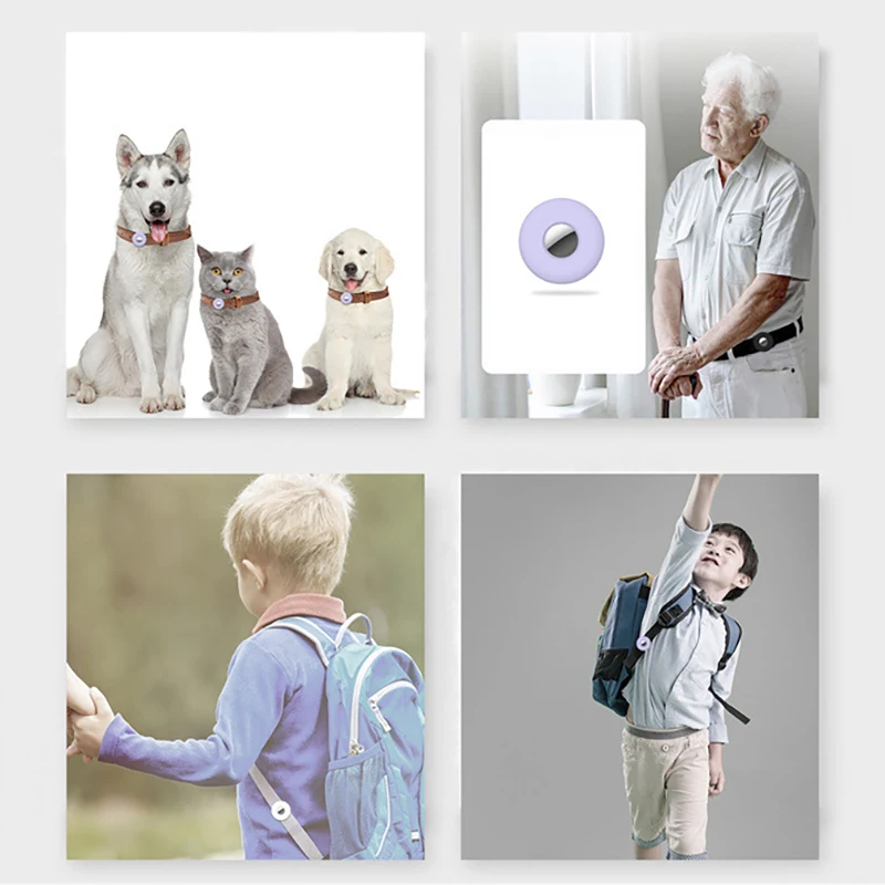 Silicone Airtag Case Dog Collar Clip Cover Pet Anti-Lost Locator Tracker Protective Sleeve Accessoires |