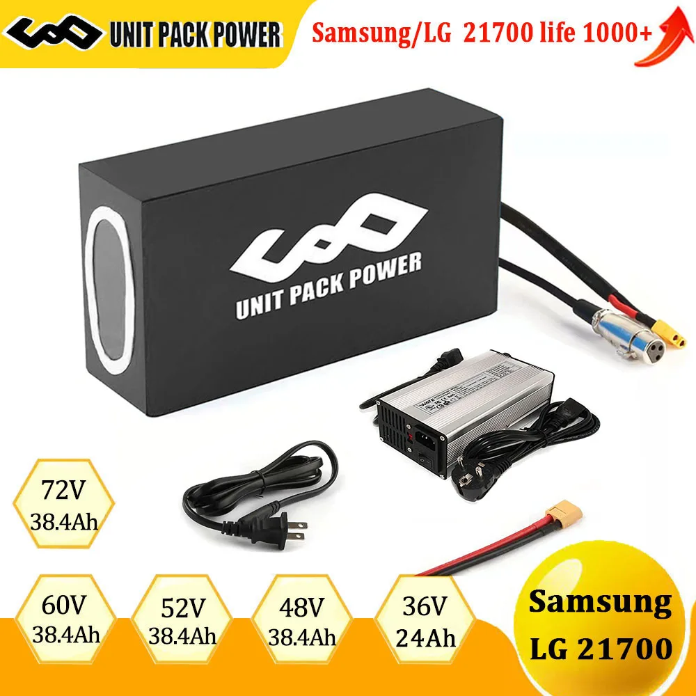 Аккумулятор для электровелосипеда Samsung 50E 21700 72 В 60 в 52 48 36 500 Вт 1000 1500 1800 2000 2500 3000 |