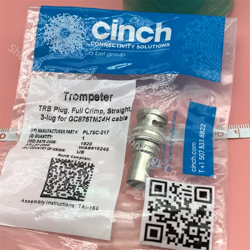 Новый оригинальный RF-разъем PL75C-217/коаксиальный разъем TRB Plug STR Full CRMP 3-разъем RF