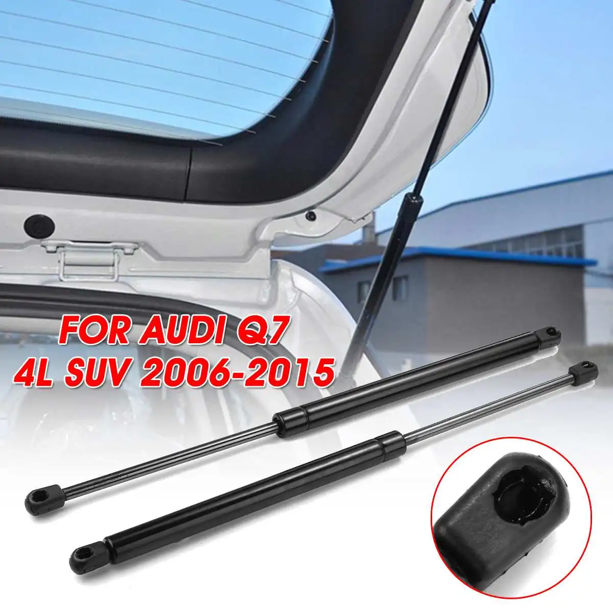 

2PCS Car Front Bonnet Hood Modify Gas Struts Lift Support Shock Damper Bars For AUDI Q7 4L SUV 2006-2015 Trunk Auto Lift Spring