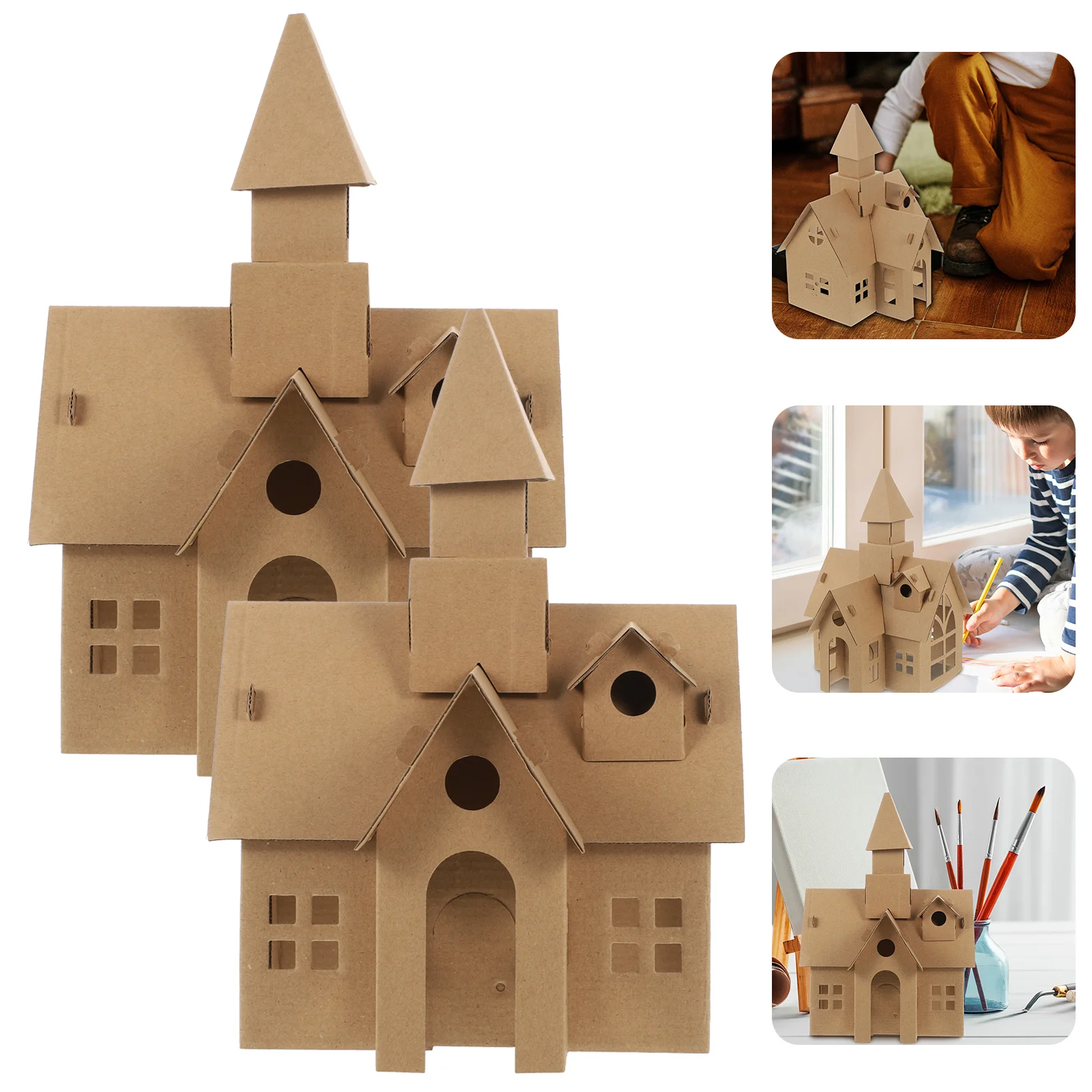 

2 шт., детский Развивающий Пазл «Замок»