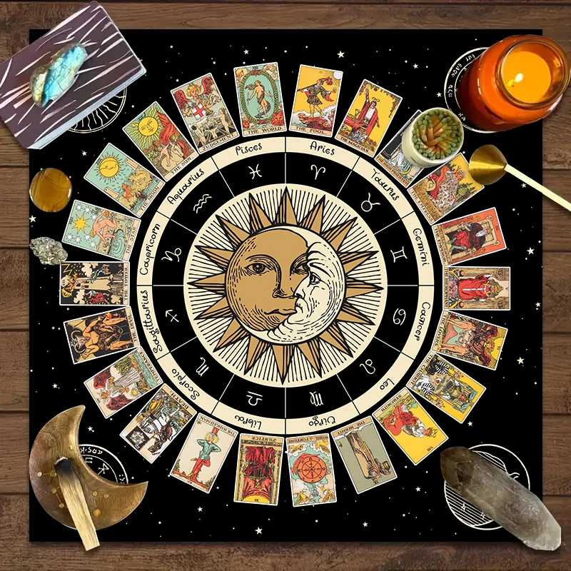 

Скатерть для карт Таро со звездами