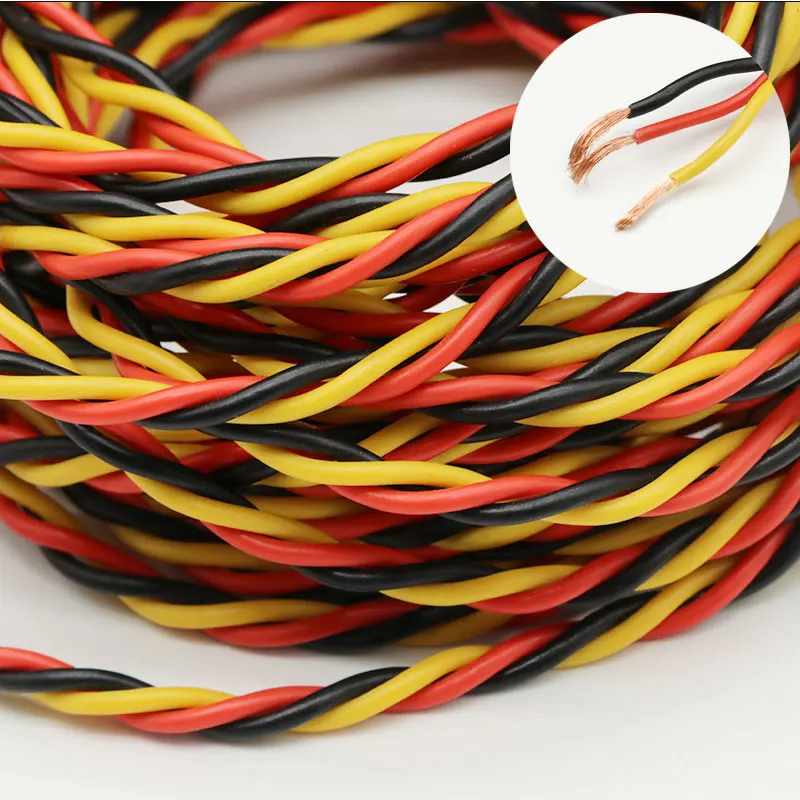 5 м 16 футов 22AWG 60 ядер 3-сторонний поворотный Удлинительный кабель сервопривода