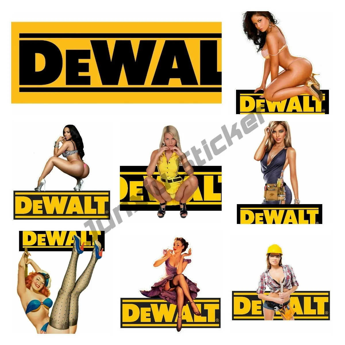 

TOOL STICKER DECAL SEXY GIRL MECHANIC TOOLBOX SIGN CHEST USA Decal QTY Vinyl Stickers DIY Motorcycle Helmet