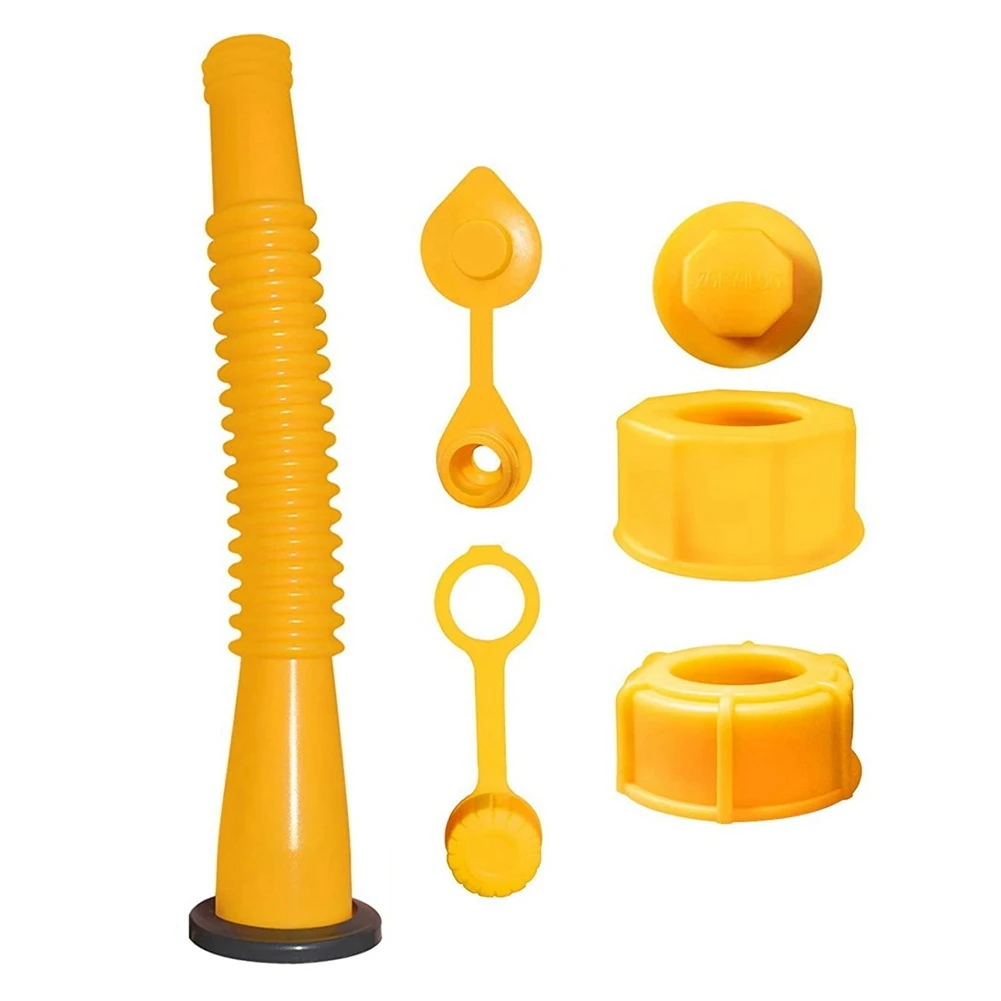 1Sets Gas Can Spout Replacement Gas Can Nozzle Gas Can Spout Replacement Kit for Most 1/2/5/10 Gallon Oil Cans