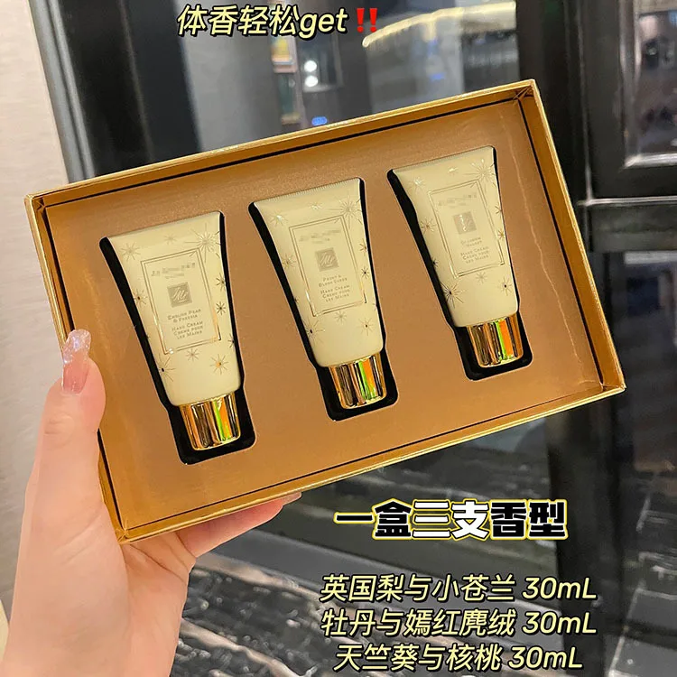 

3pcs Hand cream English pear peony, lime, geranium, hydration and moisturizing cream for hand hand cream set hand lotion