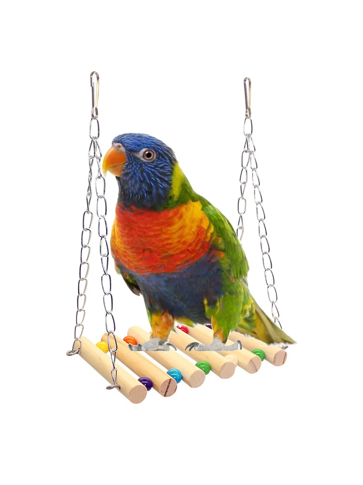 

Birds Toy Pet Bird Parrot Parakeet Budgie Cockatiel Cage Hut Nest Bird Toy Hammock Swing Toy Hanging Toy Brinquedo Pet Supplies
