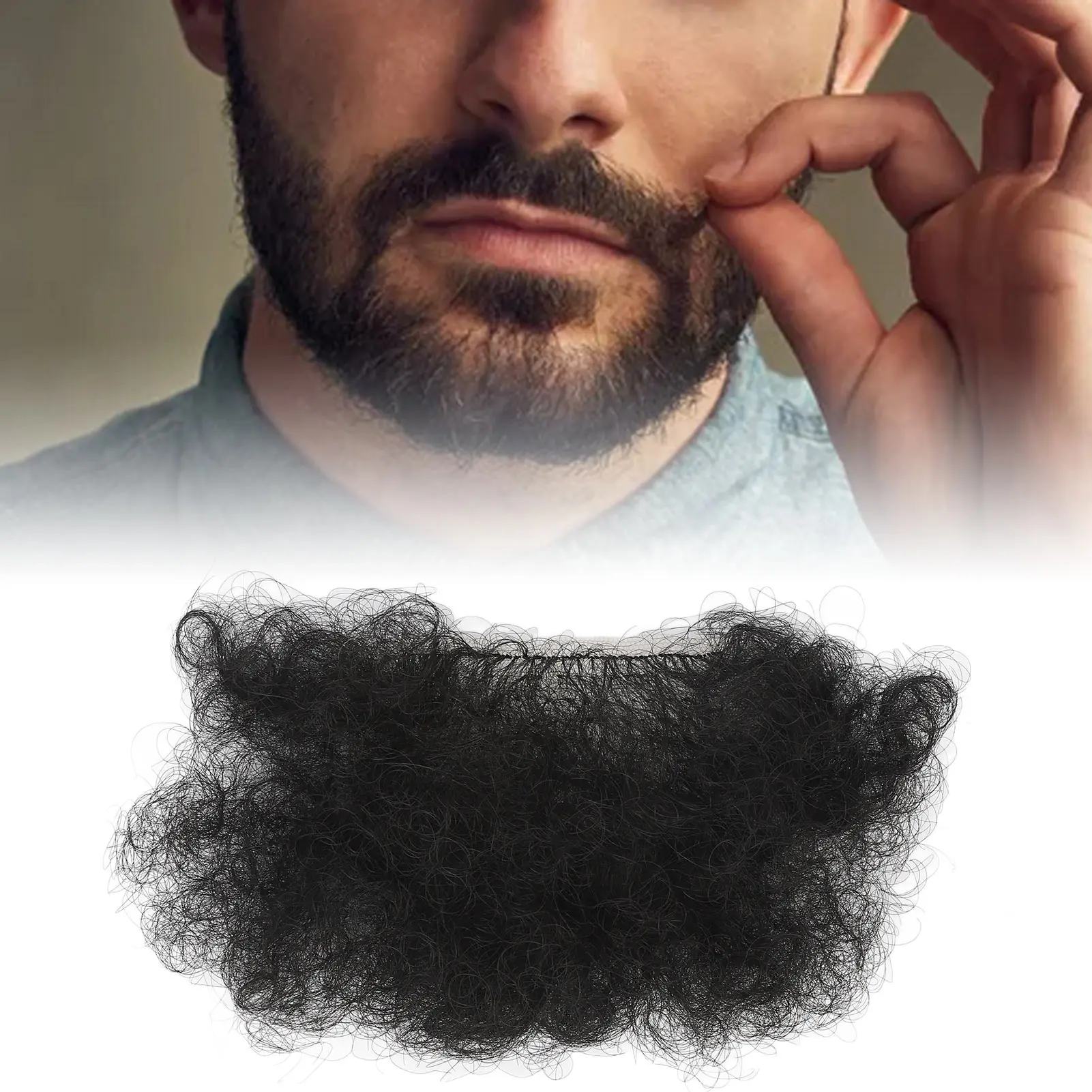 Тело Поддельные лобковые волосы Дышащие бикини из высокотемпературного волокна