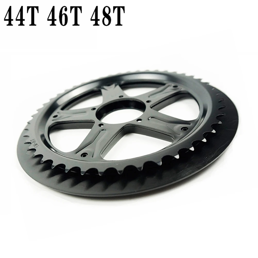 

Chainwheel Sprocket Black Cycling Electric Bicycles For Bafang Lightweight MidDrive Motor Steel + ABS 1 Set 44T