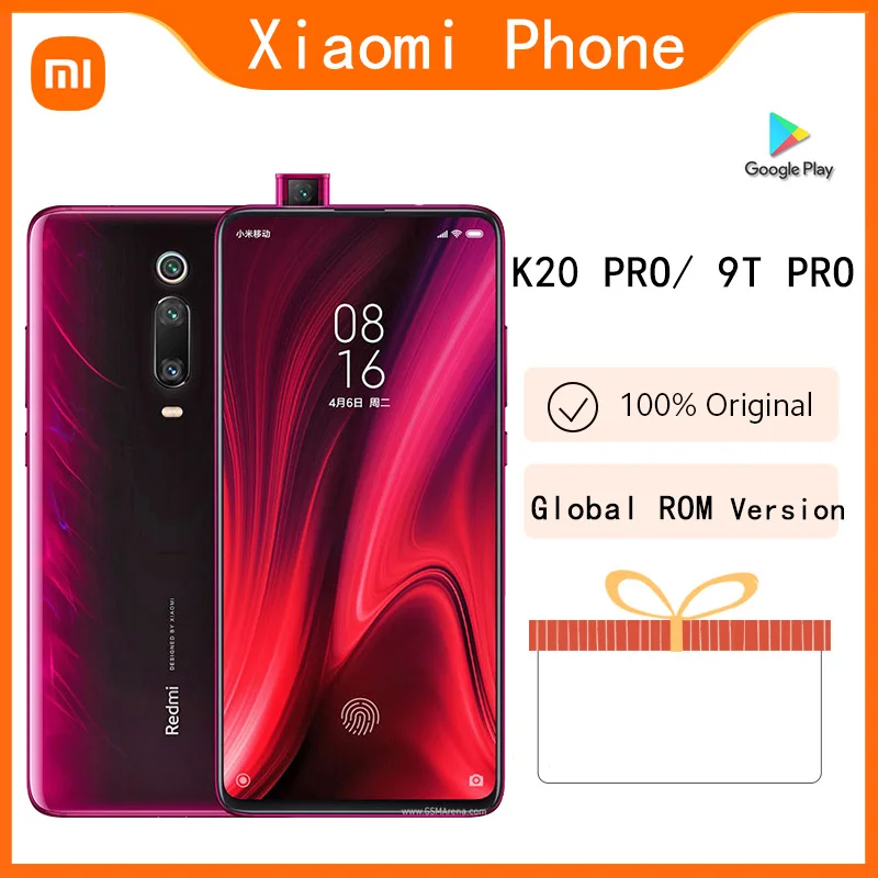 Оригинальный Xiaomi Mi 9T/ 9T PRO K20 Global ROM 6 39 дюймов 1080x2340 пикселей Qualcomm Snapdragon 855 48 МП 4000 мАч