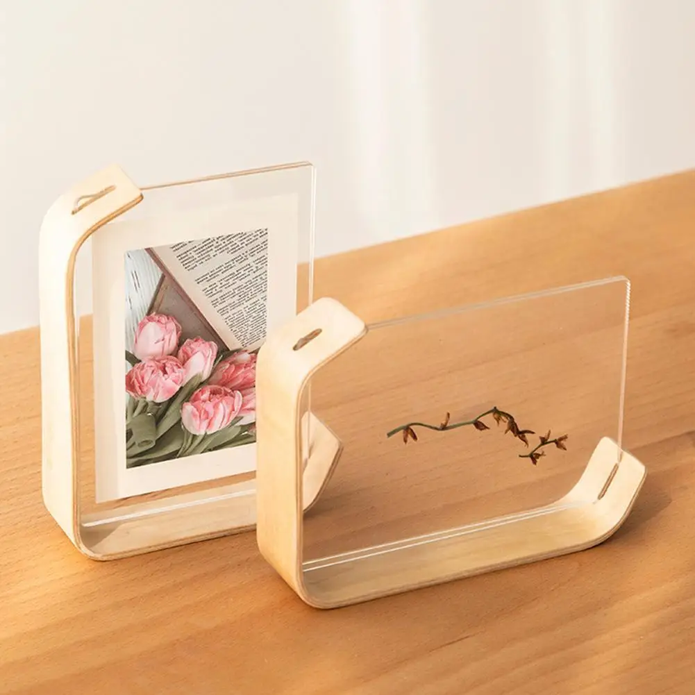 

Acrylic Wooden Photo Frame Herbarium Display Frame Calendar Diy Frame Photo Frames For Wedding Party Picture Frame Photo De N5o3