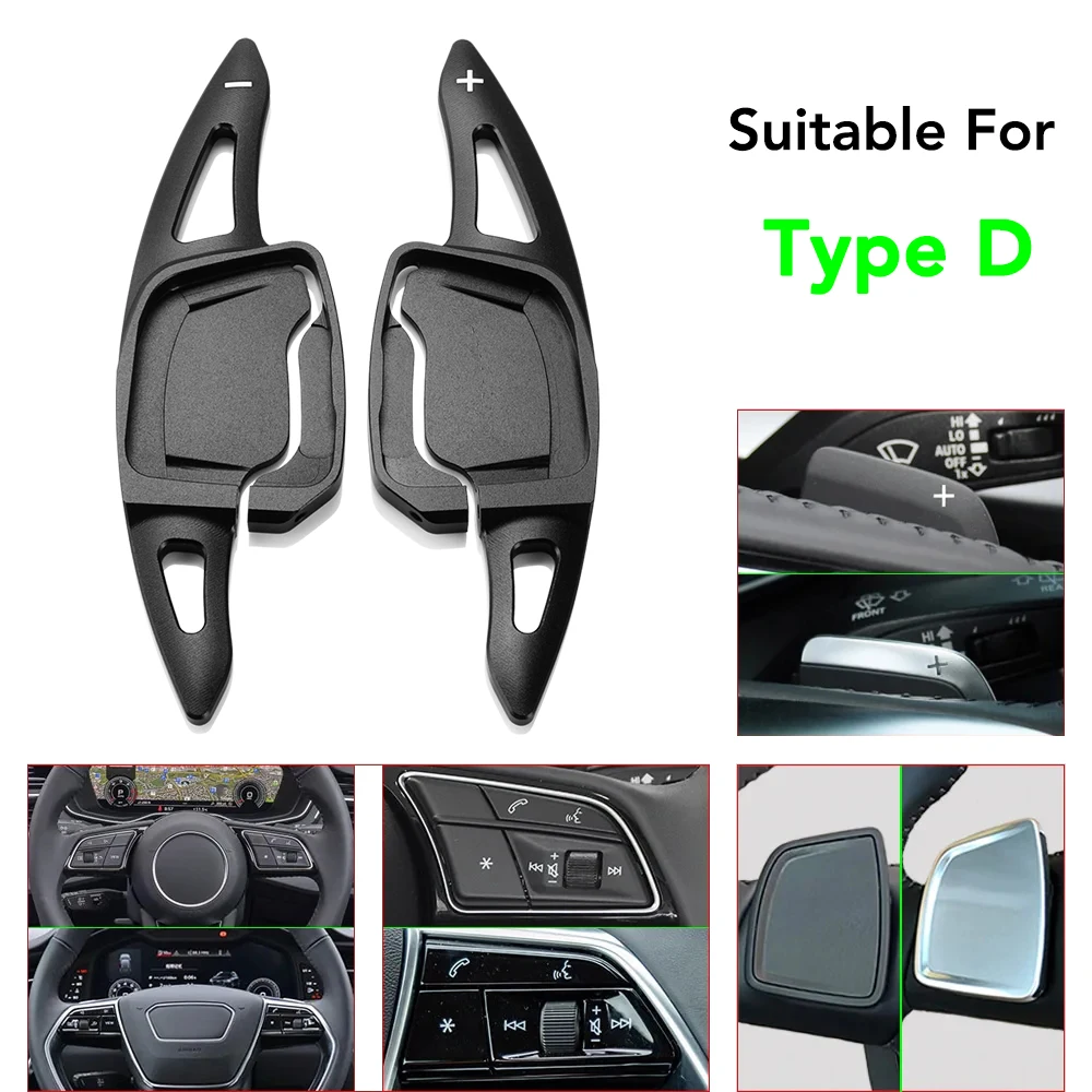 

Алюминиевый удлинитель переключения передач на руле для Audi 2019+ A1 A6(C8) A7 A8 S6 S7,2020+ A4/S4 (B9) S8 S4,2021+A3 (тип 8Y)